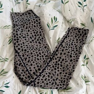 Balance Athletica Women’s Black and Gray Patterned Leggings